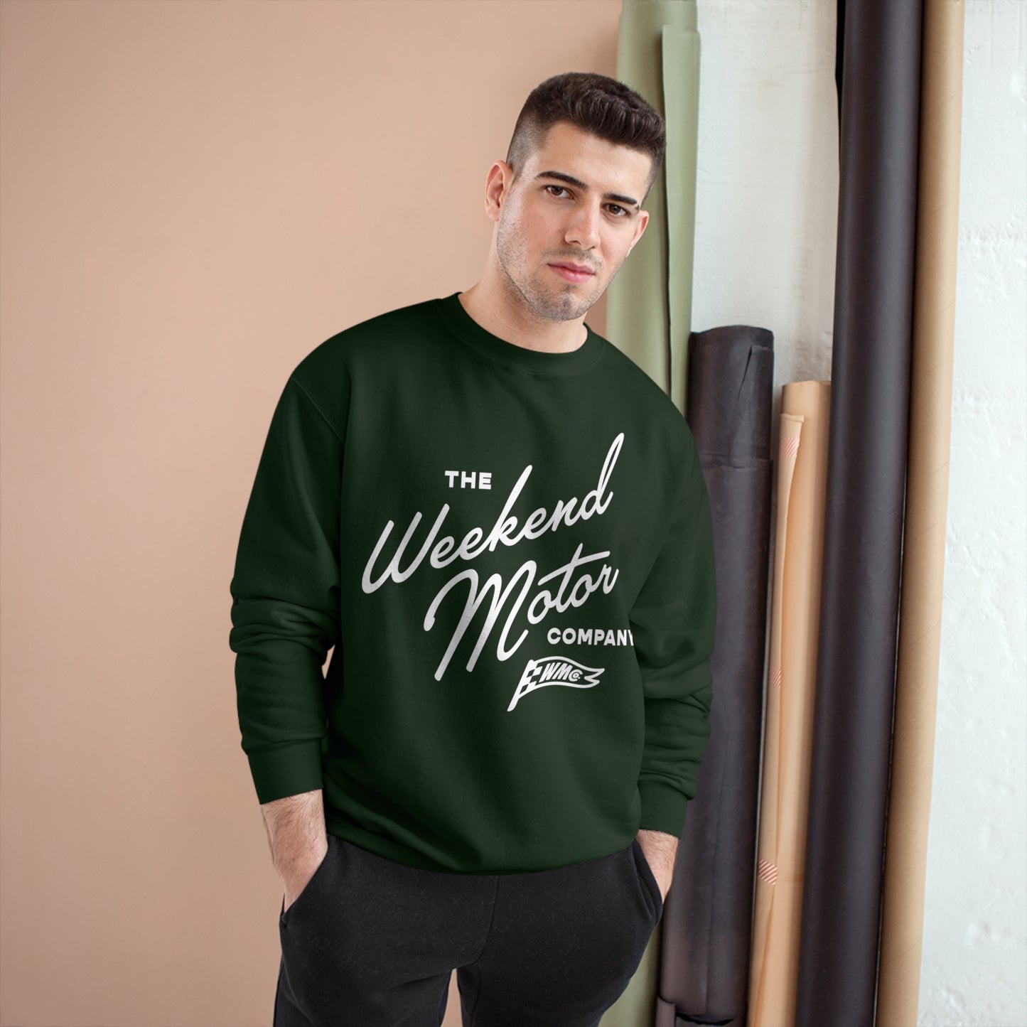 Champion Sweatshirt with Formal Logo Design