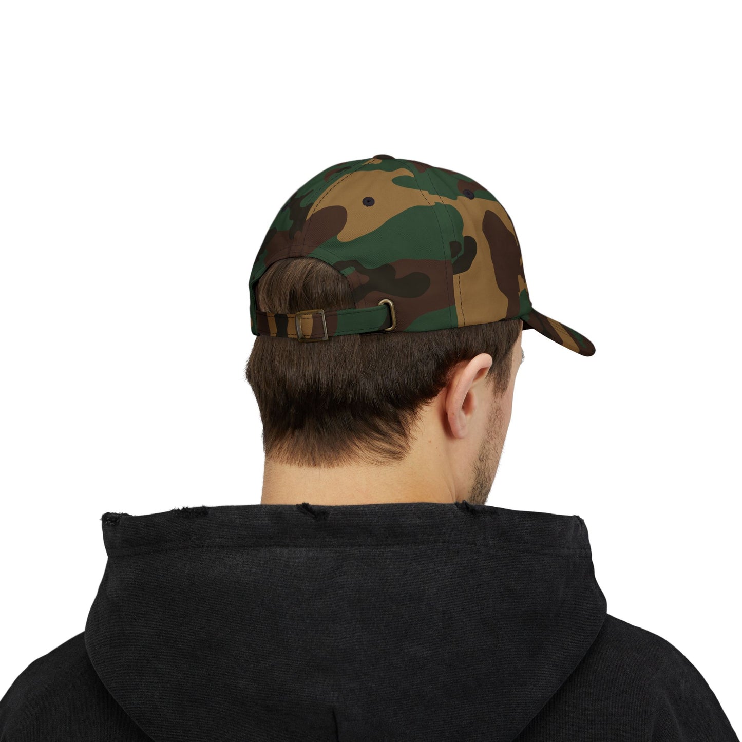 Dad Cap - Camo Block Letter Hat Design