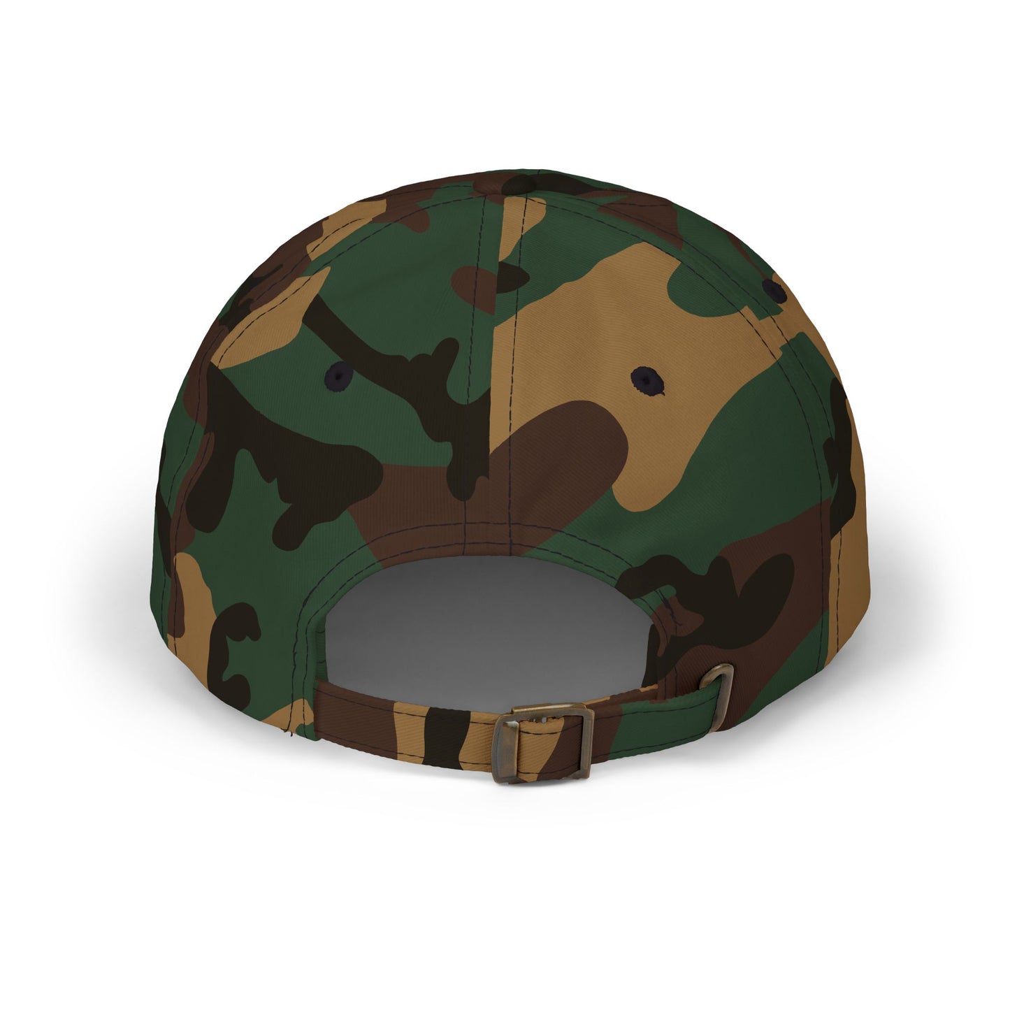 Dad Cap - Camo Block Letter Hat Design