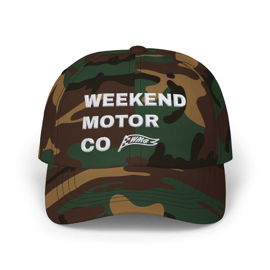 Dad Cap - Camo Block Letter Hat Design