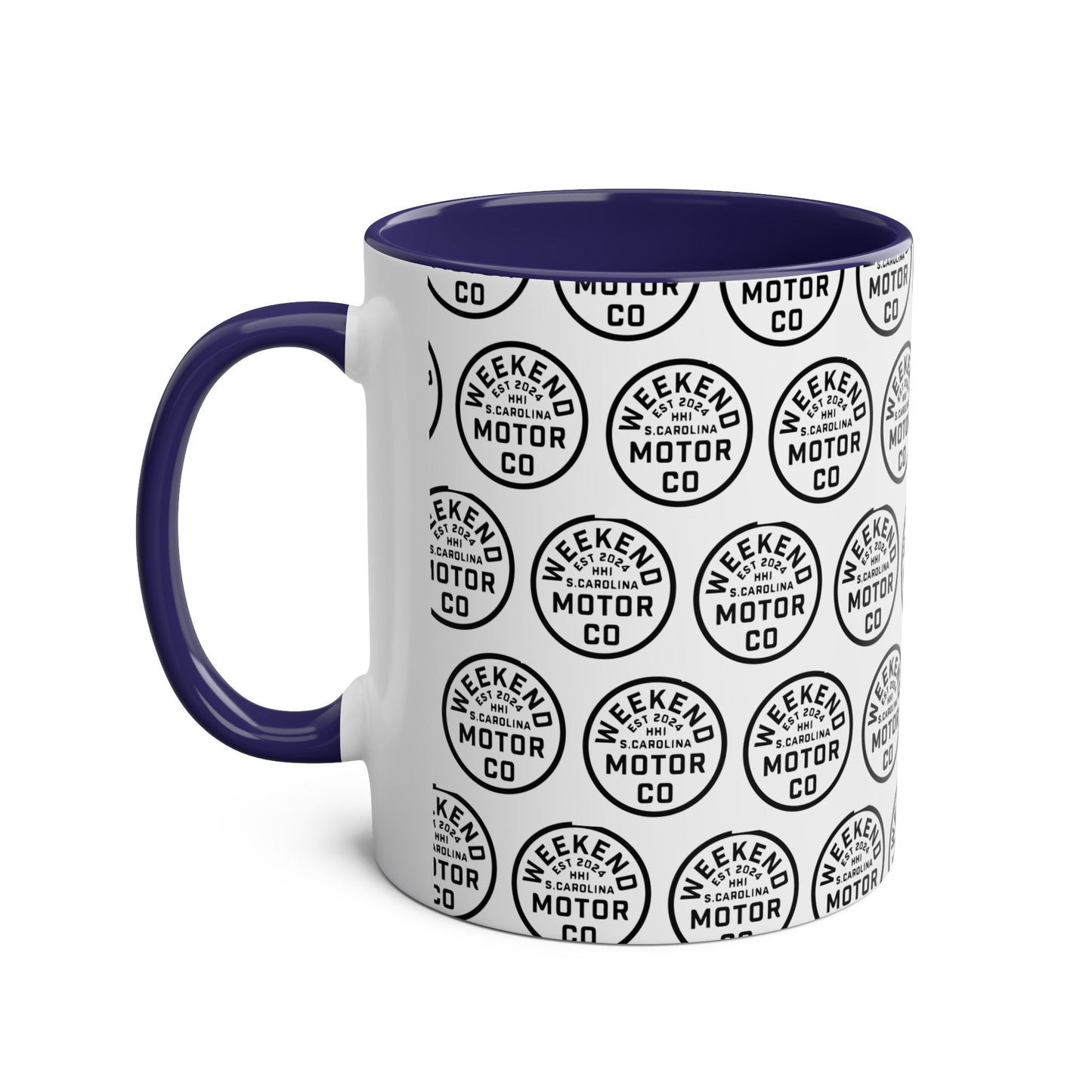 Patterned Coffee Mug - Two-Tone 11oz